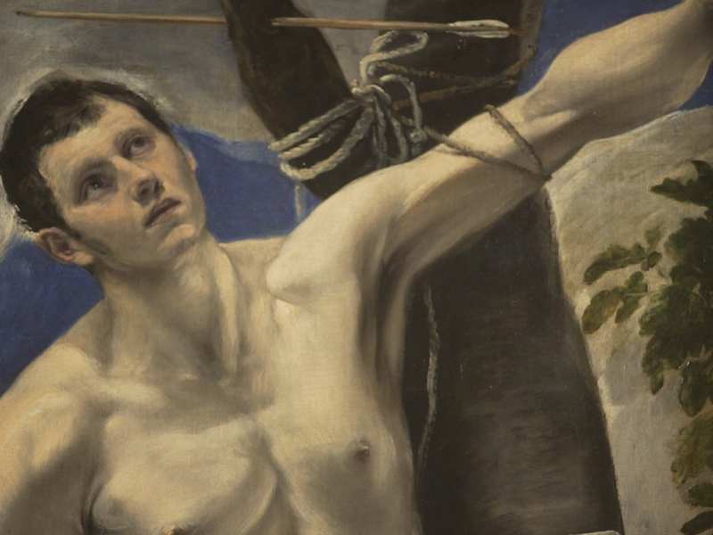 Museo Catedralicio. Martirio de San Sebastián de El Greco.