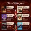 Cartel Programación Teatro Ortega Espectáculos del 30 de agosto al 4 de septiembre