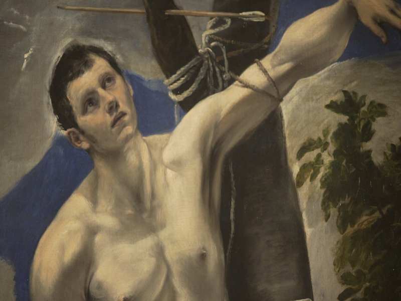 Museo Catedralicio. Martirio de San Sebastián de El Greco.