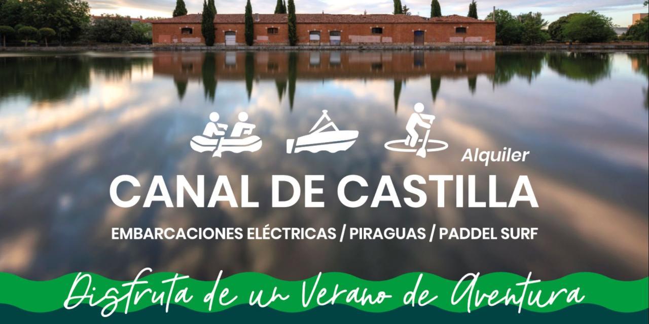 Embarcaciones turísticas en el Canal de Castilla