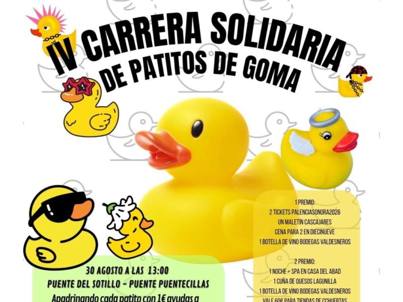 IV CARRERA SOLIDARIA DE PATITOS DE GOMA. 